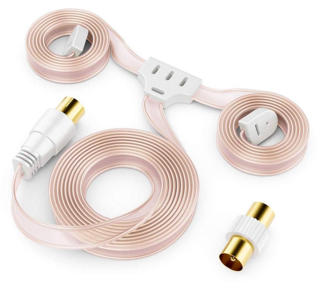 deleyCON FM AM UKW Radio Antenne Dipol Wurfantenne 75 Ohm, Produktbild 