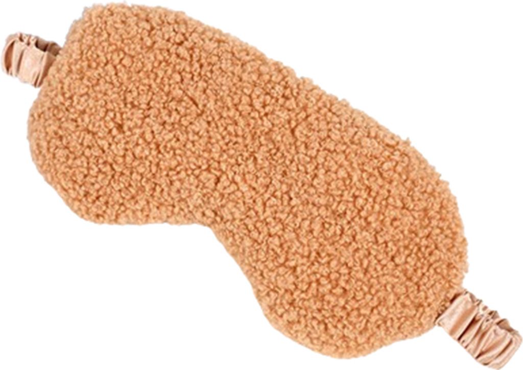 INF Plüsch-Teddybär-Augenmaske Khaki