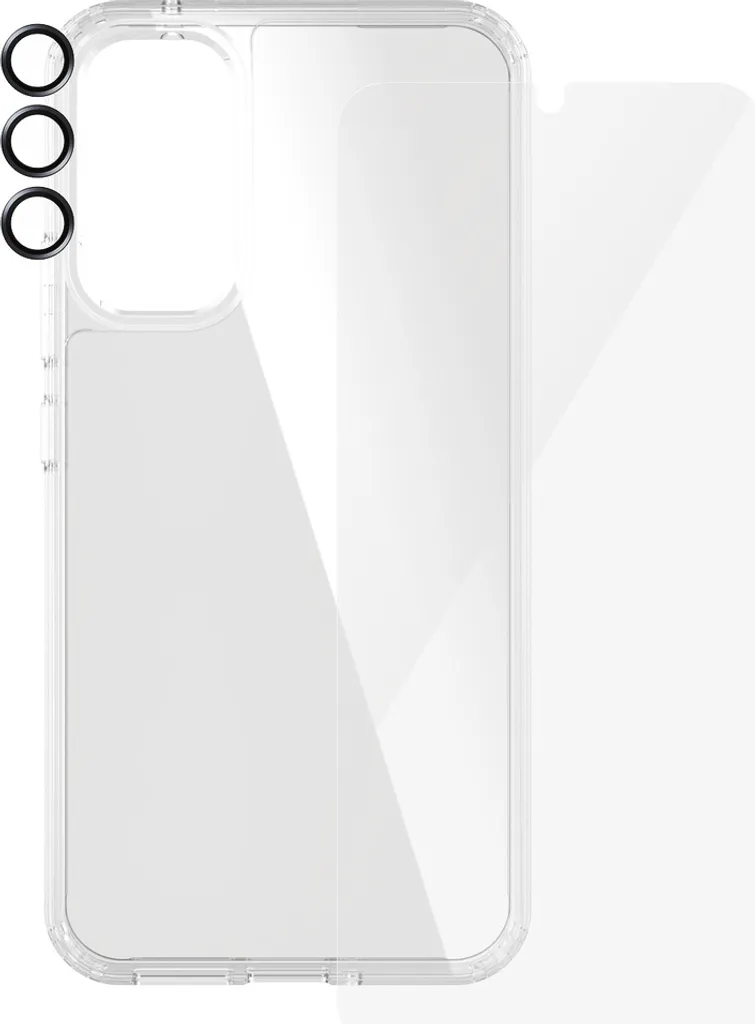 Pack Protection Complète 3-en-1 Samsung Galaxy A34 5G Transparent