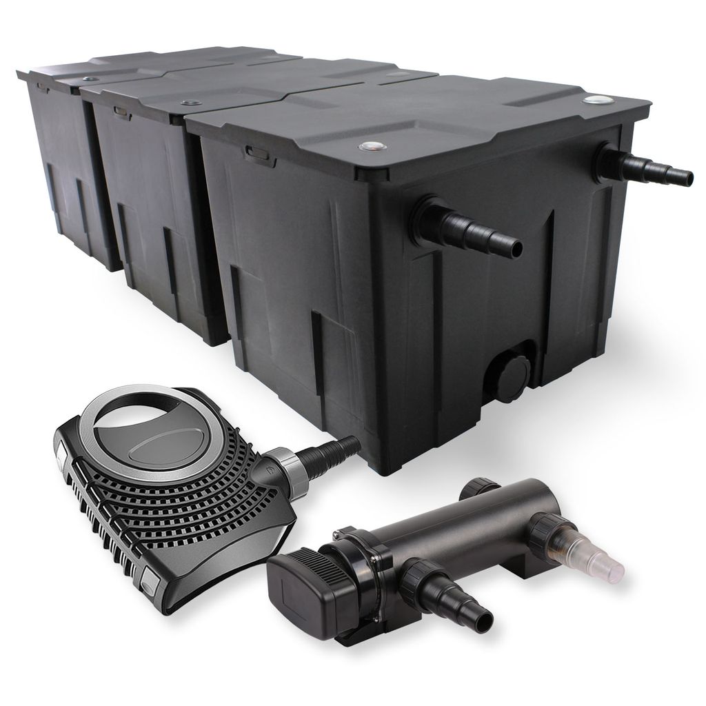 Kompletny zestaw SunSun: filtr do oczka wodnego CBF-350C do Zdjęcie produktu 
