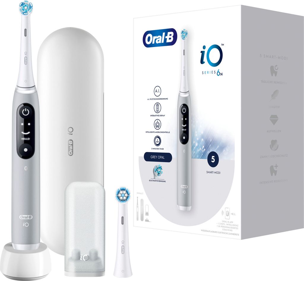 Szczoteczka do zębów Oral-B iO Series 6n Grey Opal z Zdjęcie produktu 