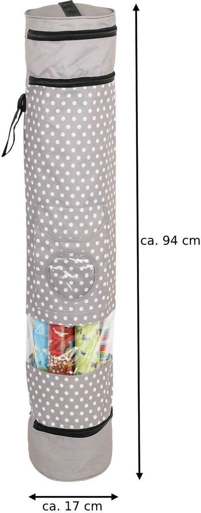 Geschenkpapier Organizer Aufbewahrungstasche Weihnachten in Produktbild 3