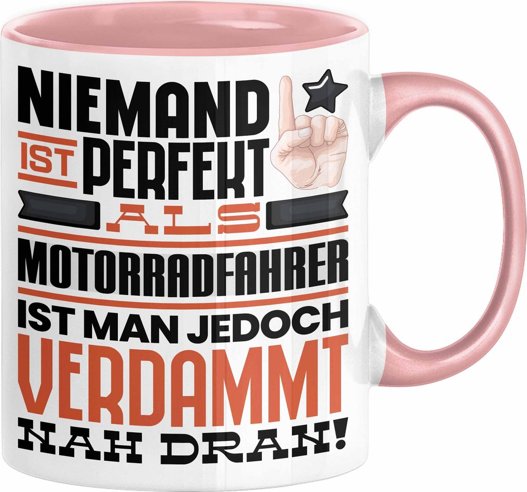Motorradfahrer Geschenk Tasse Lustige Geschenkidee für Produktbild 