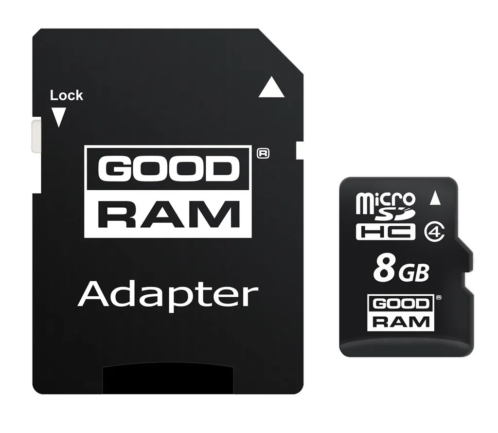 MicroSDHC 8GB Goodram M40A Classe 4 - Ideale per Sistemi Industriali