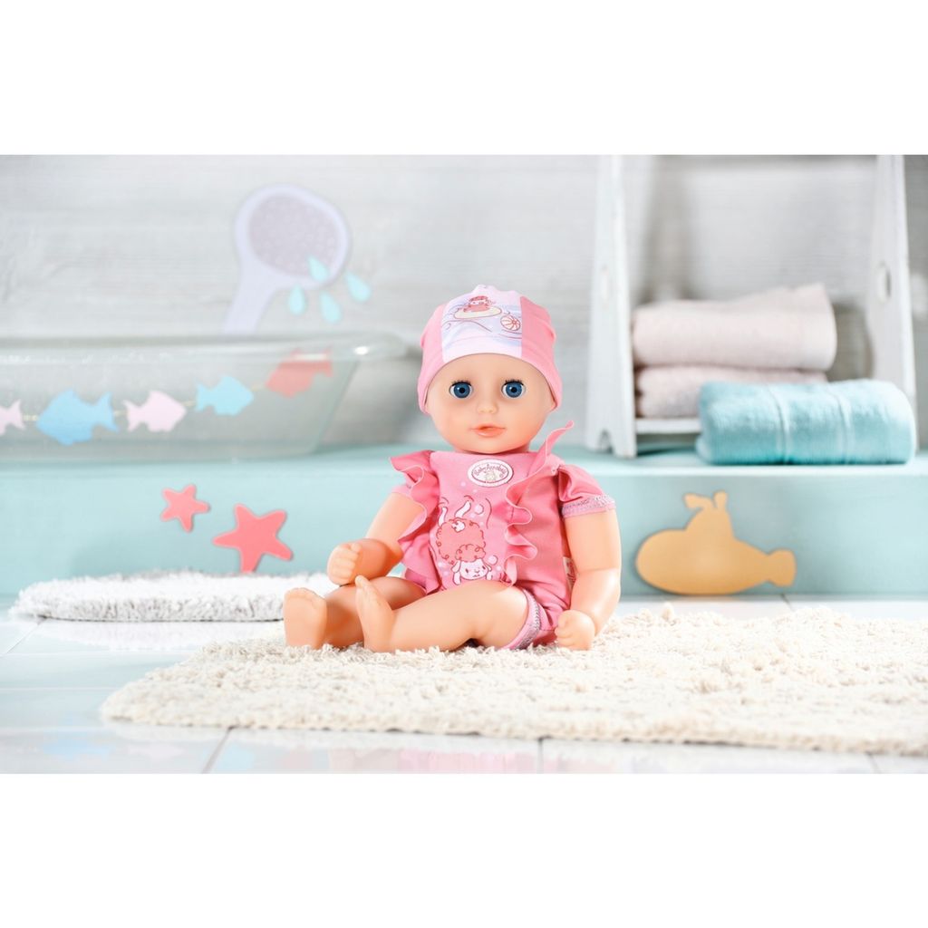 Baby Annabell My First Bath Annabell - Bambola 30 Cm Impermeabile Per Bagnetto Con Costume E Cuffia - Per Bambini Da 1 Anno - 2