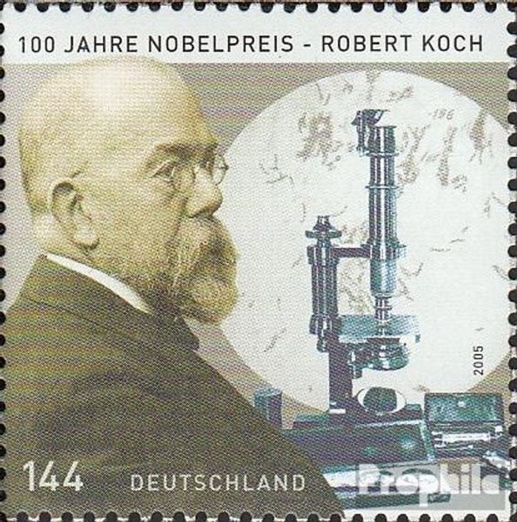 Briefmarken BRD (BR.Deutschland) 2005 Mi 2496 (kompl.Ausg.) gestempelt Koch