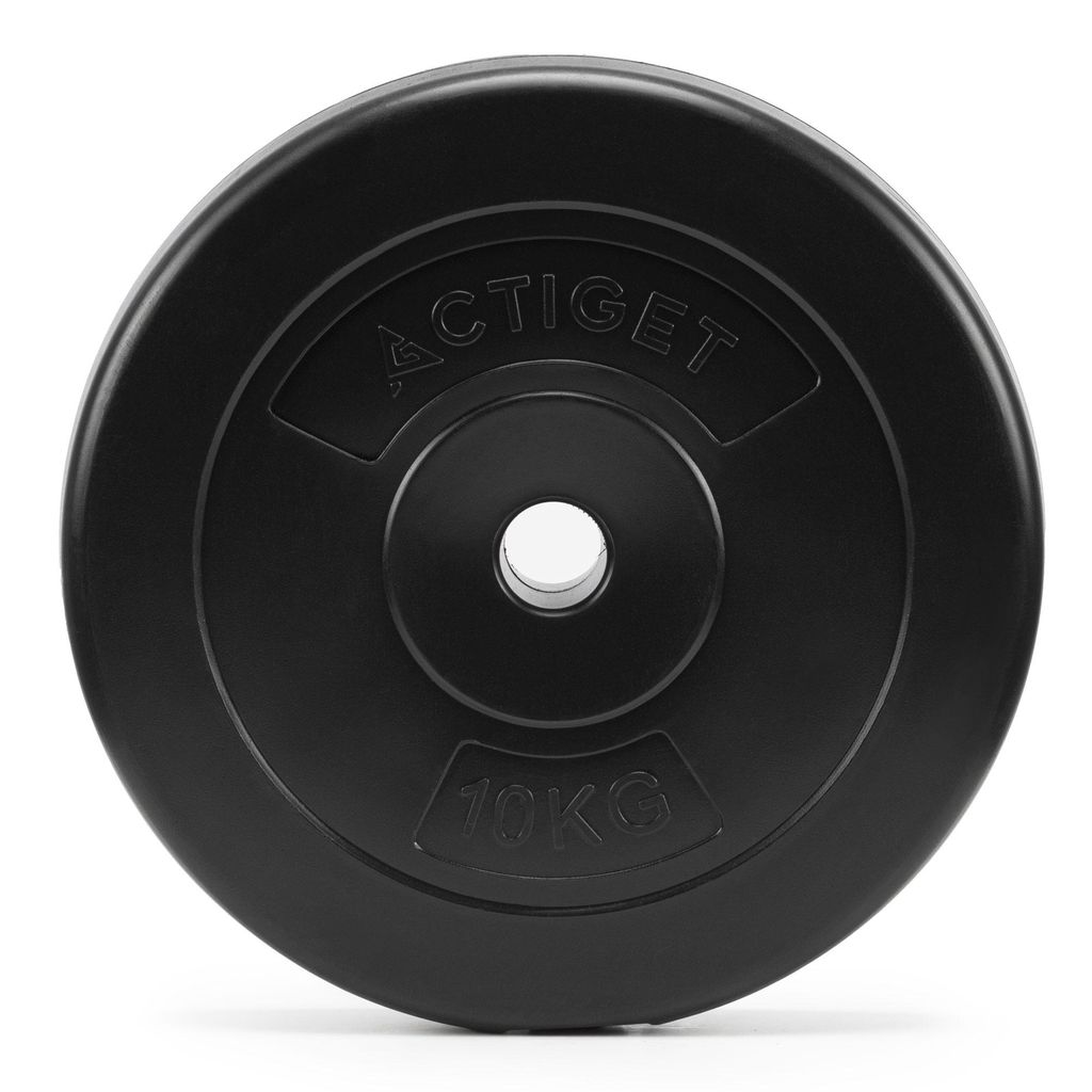 ACTIGET Hantelscheibe 10 kg für Langhantel und Hanteln Ø 31 Produktbild 