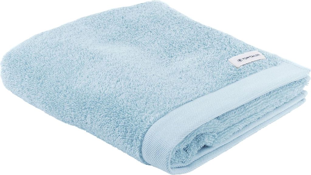 TOM TAILOR Handtuch - Color Bath Towel, Frottier, Baumwolle Hellblau 50x100cm