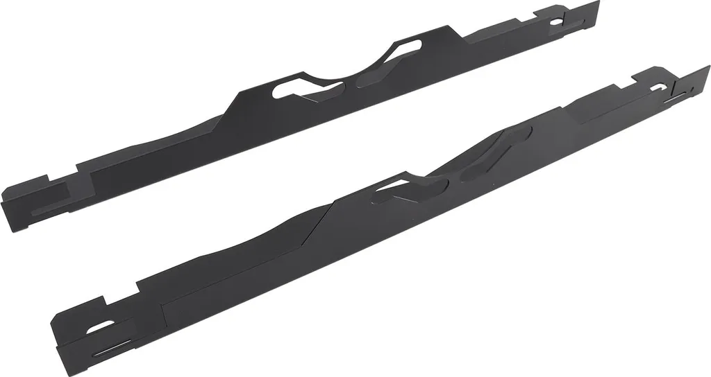 Plaques d'alignement des roues en acier inoxydable noir pour auto T30