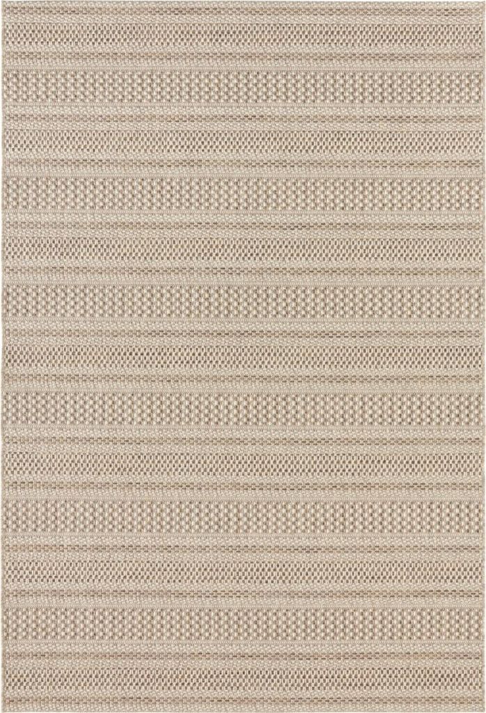 Elle Decoration Brave In- & Outdoor Teppich Arras Natur Braun