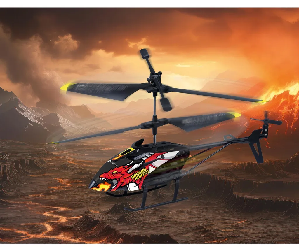 Hélicoptère télécommandé Dragon Hunter Revell Jouet Vol Intérieur - 6
