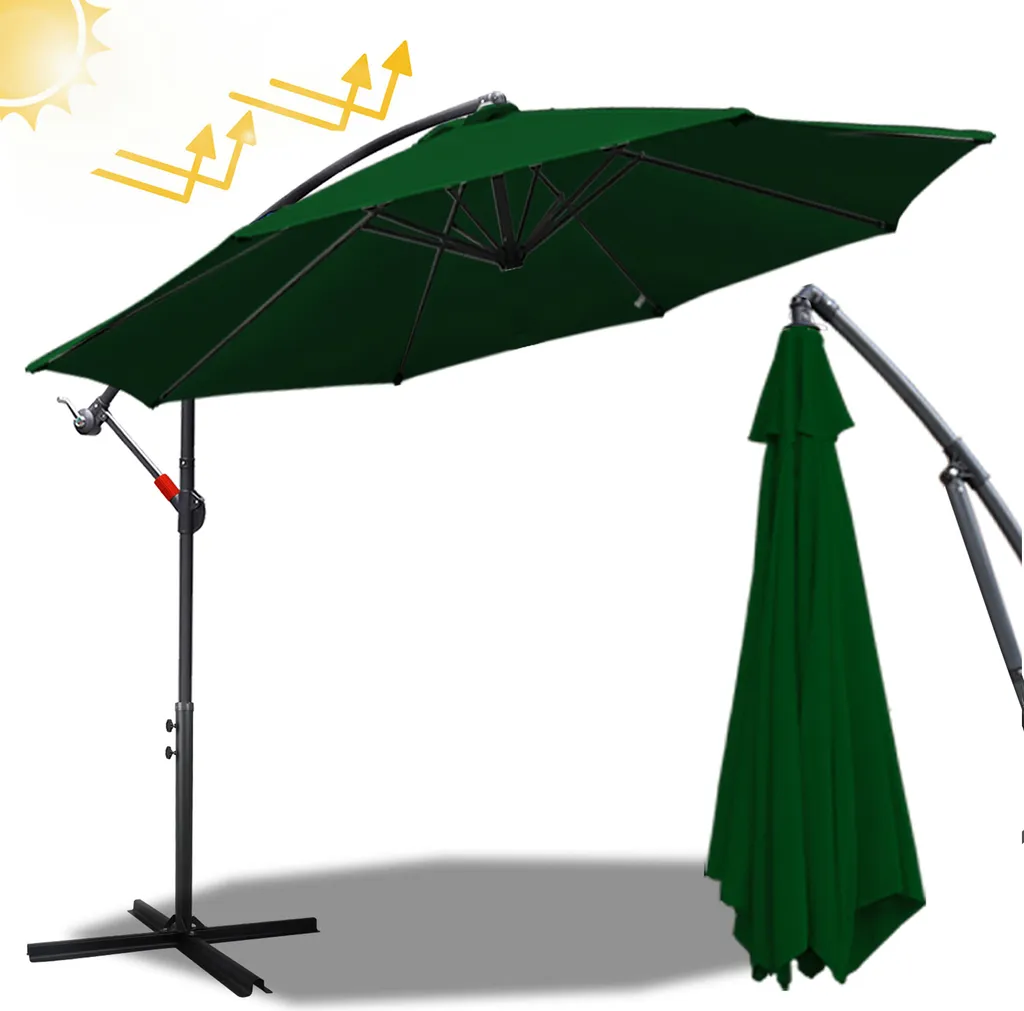 Aopunly Ombrellone Giardino Verde 300cm - Offerta Online Sbalzo