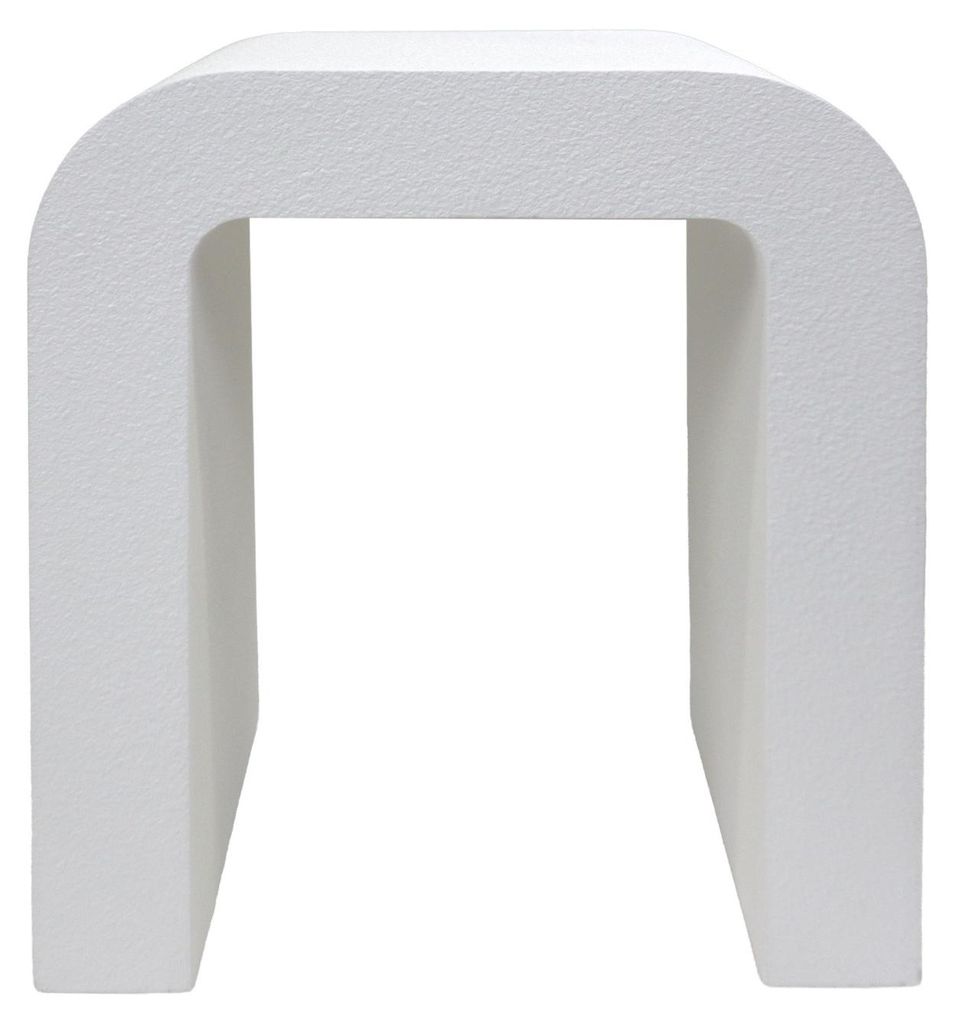 Tavolino Mobili Rebecca Ametrine 45x40x30 cm MDF Bianco Immagine del prodotto 