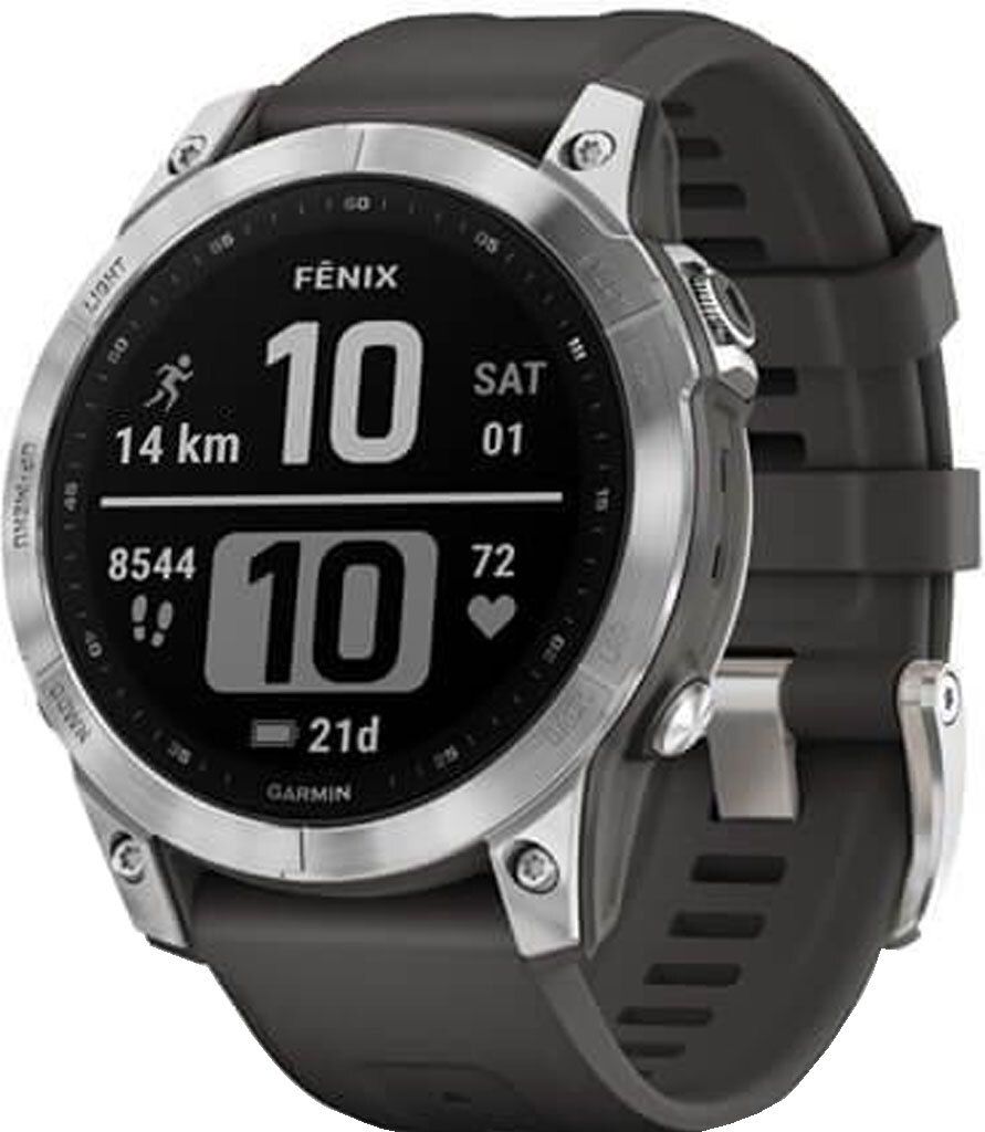 Garmin Fenix 7S Srebrny/Grafitowy Zdjęcie produktu 27