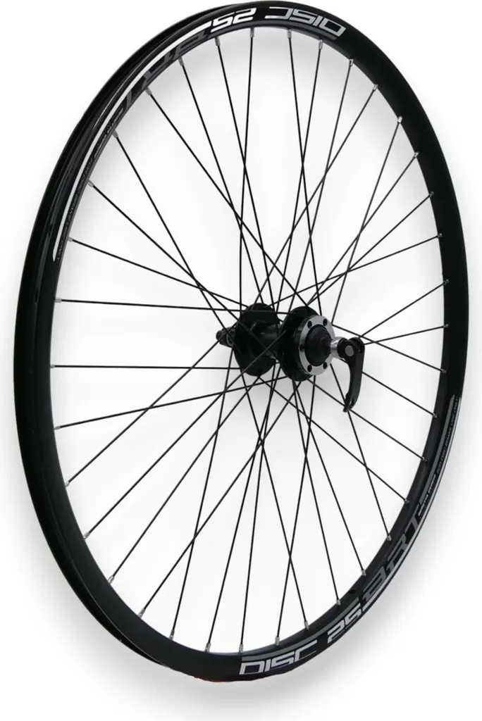 Roue de Vélo VTT 27.5 Pouces Bonin Disc-25 Noire Axe Traversant 12x100