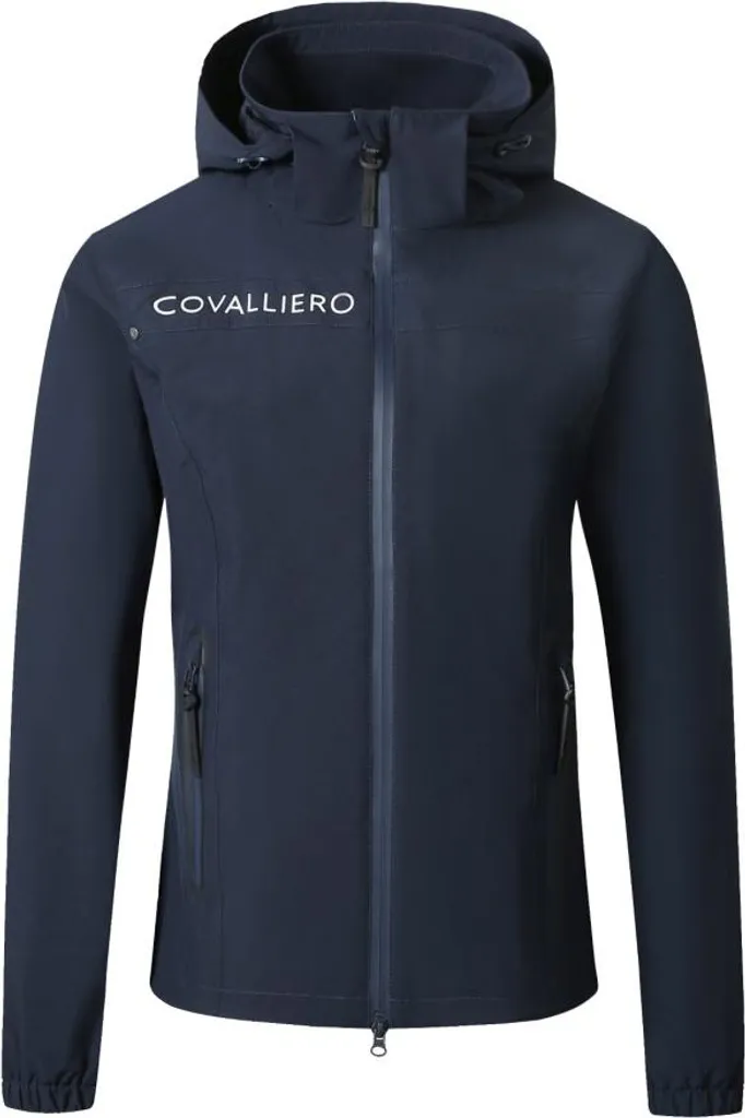 Veste de pluie femme pour l'équitation Covalliero bleue marine taille L