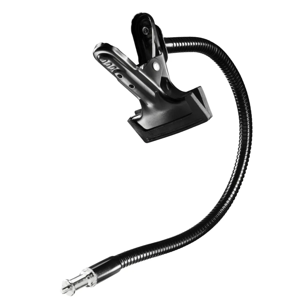 Walimex 16752 Collo d'Oca con Morsetto e Vite 1/4 - Supporto Studio Pro