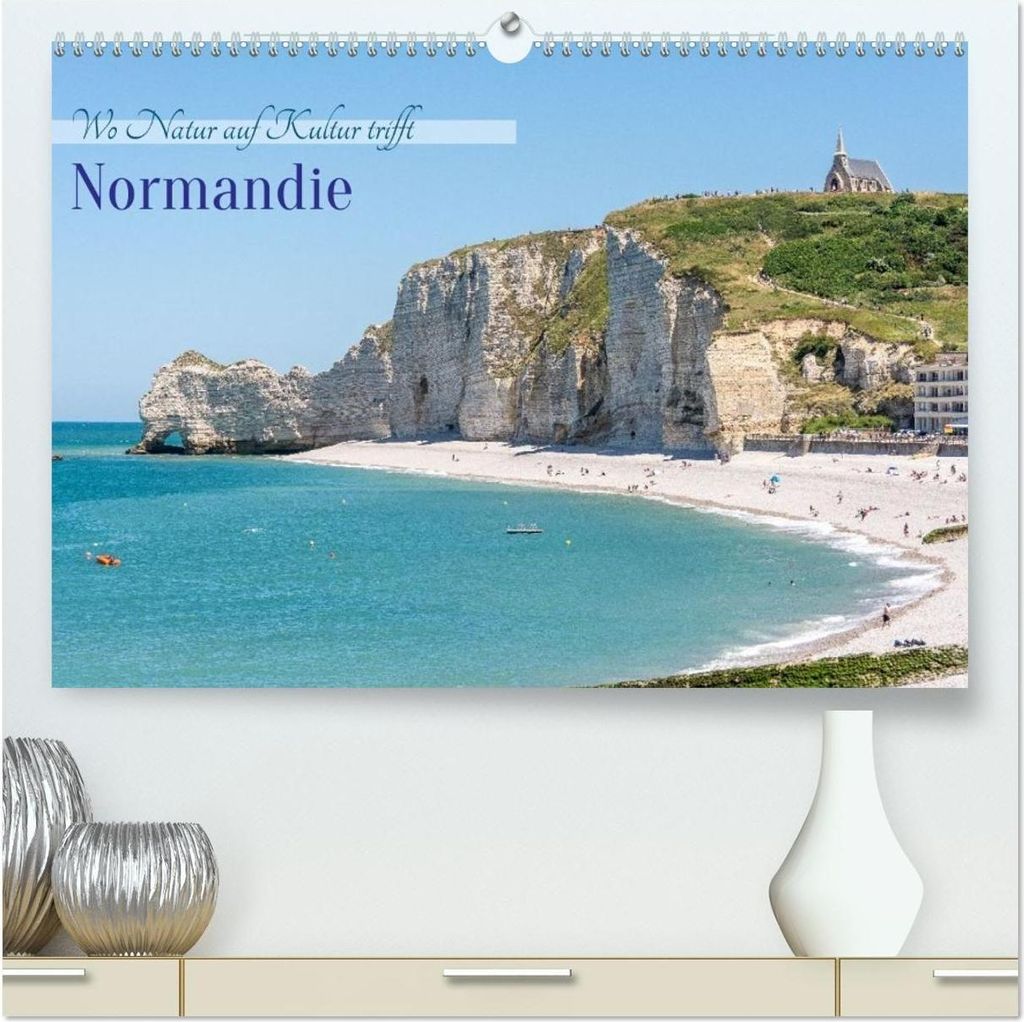 Normandie – Wo Natur auf Kultur trifft (hochwertiger Premium Wandkalender 2026 DIN A2 quer), Kunstdruck in Hochglanz