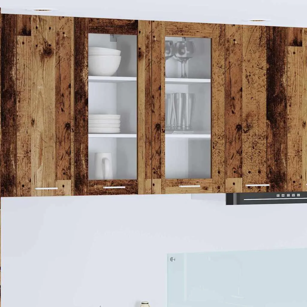 vidaXL Armadio a Muro 40x31x80 cm - Legno di Recupero per Arredo Industrial - 2
