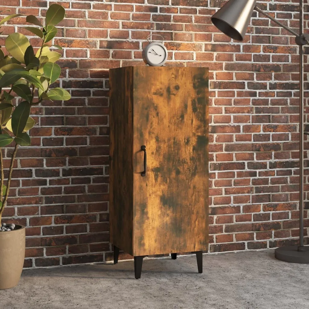 Credenza Maison Exclusive Rovere Affumicato 34,5x34x90 cm | Arredo Top