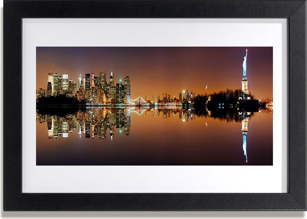 Bild 30x20 MDF-Rahmen Wandkunst Abstraction Graphics