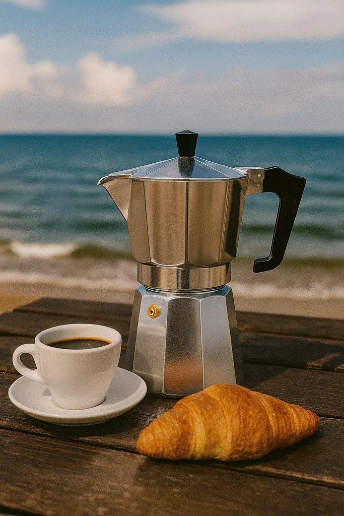 Moka Pezzetti Italexpress 6 Tazze Inox Design - Estetica e Gusto