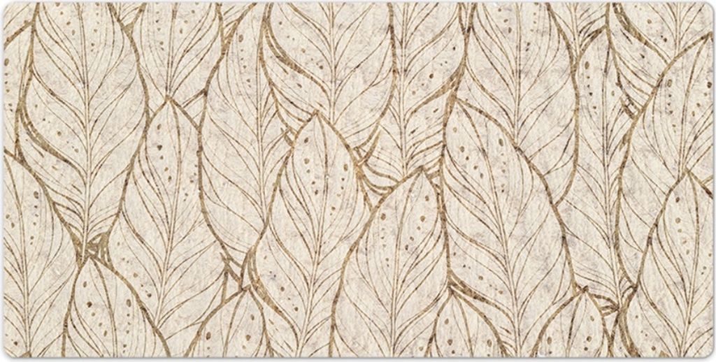 Schreibtischunterlage - 90x45 cm - Mauspad - Tischunterlage - Zusammensetzung wilder Blätter