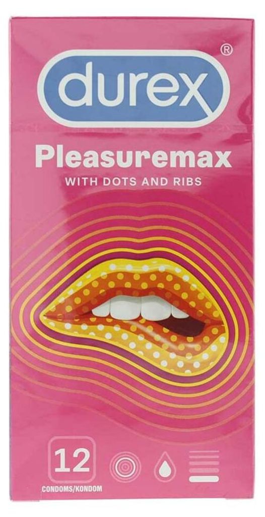 Prezerwatywy Durex Pleasuremax 12 sztuk - opakowanie 12 Zdjęcie produktu 