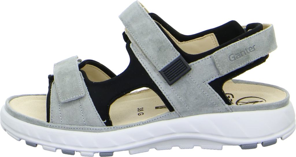 Ganter Komfort Sandalen 200312-6800 Geva Damen 31353530373736 Grau 41 EU