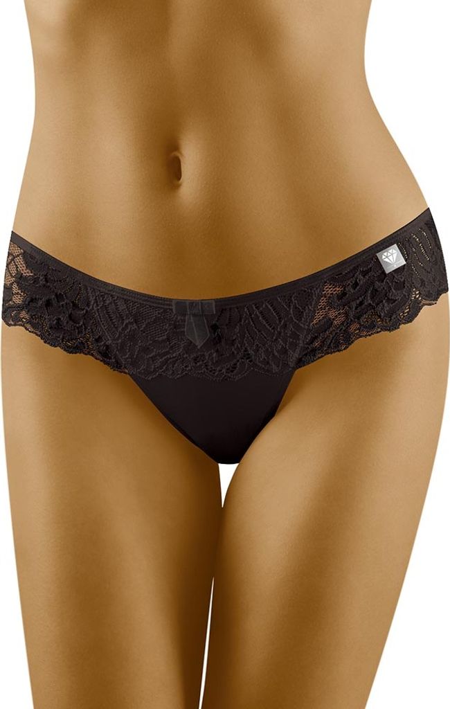 Wolbar Damen Slip 3503 Limited Edition Diamant, Schwarz, S