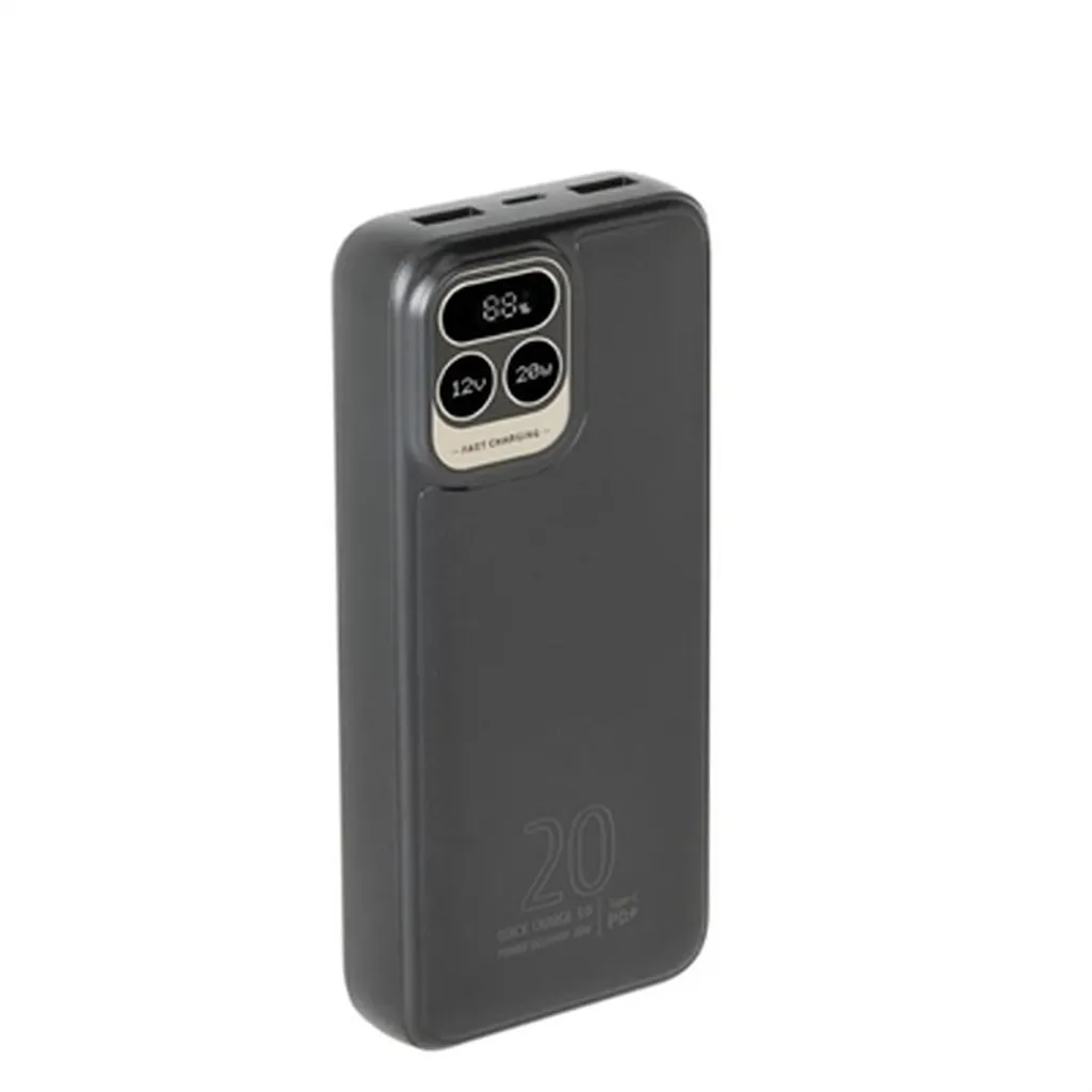 Power Bank Rivacase VA2521 Haute Capacité 20000 mAh Li-Po Teinte Grise