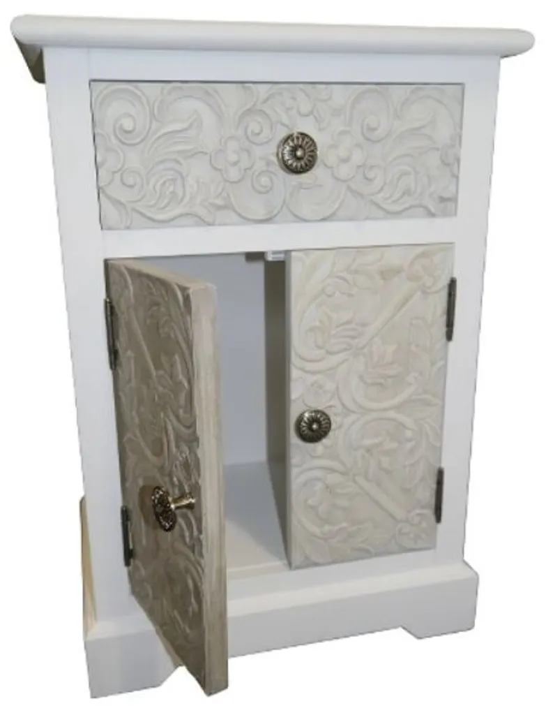 Solution de rangement pour petits espaces : Commode rustique 64 cm - 2