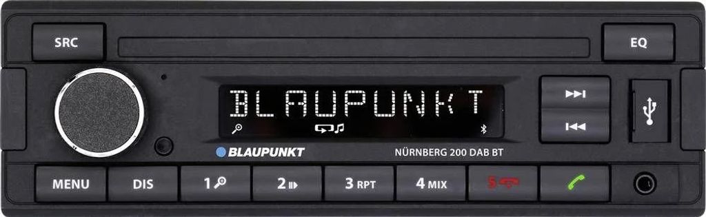 BLAUPUNKT Nürnberg 200 DAB BT (Geringe Einbautiefe, Produktbild 