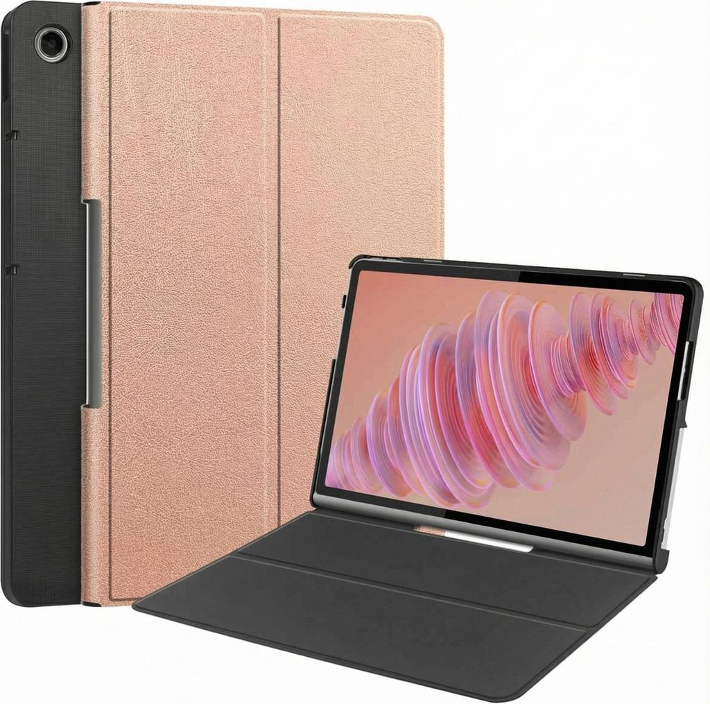 imoshion Klapphülle Lenovo Tab Plus - Rosé gold