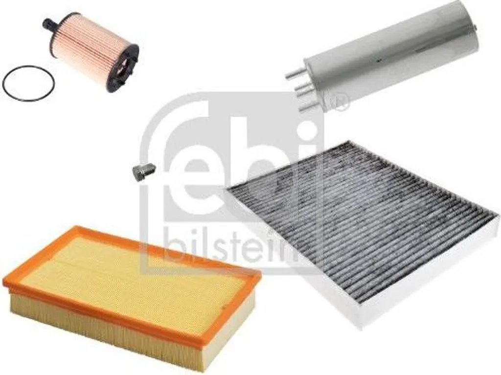 Kit de pièces FEBI 36990 avec filtre OE 071115562C pour moteur VW V