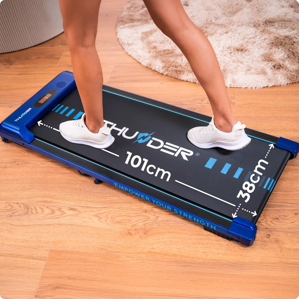 Tapis de course Bluetooth Thunder IDEA-BLUE avec FitShow et écran LED - 3