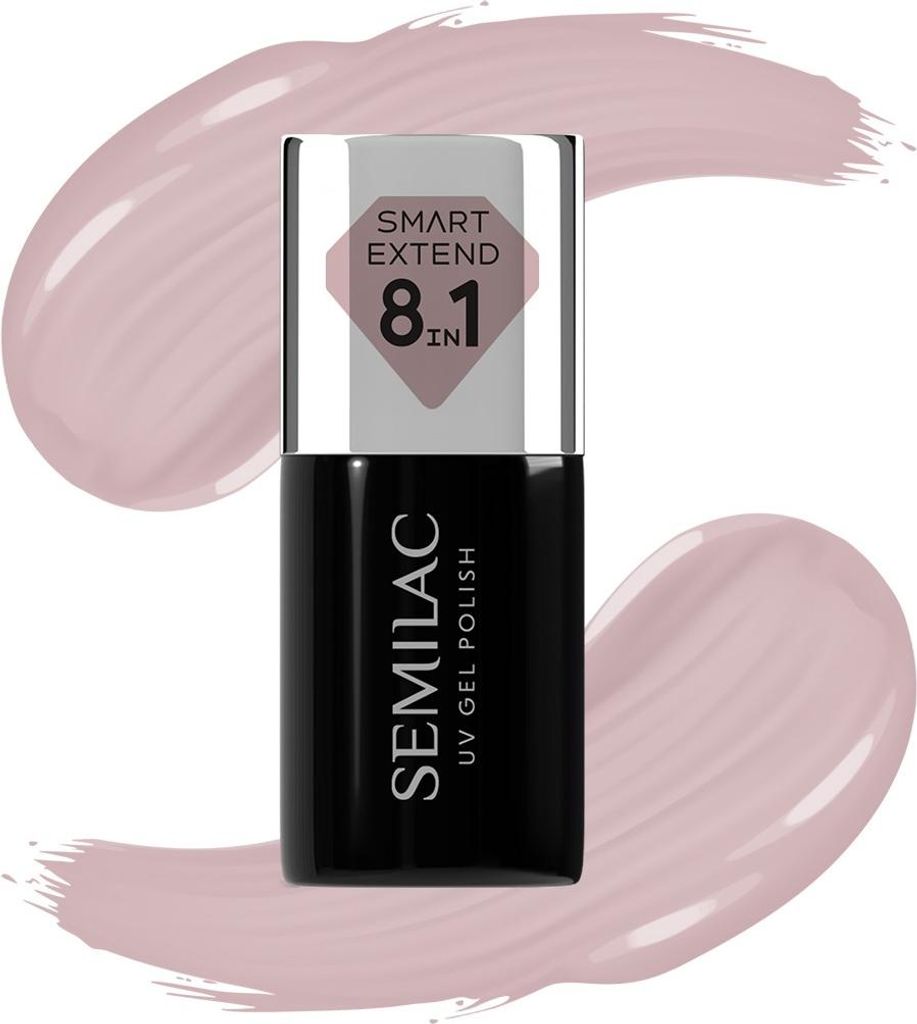 SEMILAC Smart Extend Hybrid-Nagellack Delicate Mocca Nr. 815 7 ml