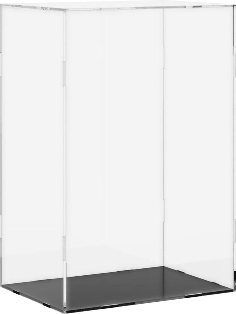 vidaXL Displaybox Transparent 17x12x25 cm Acryl