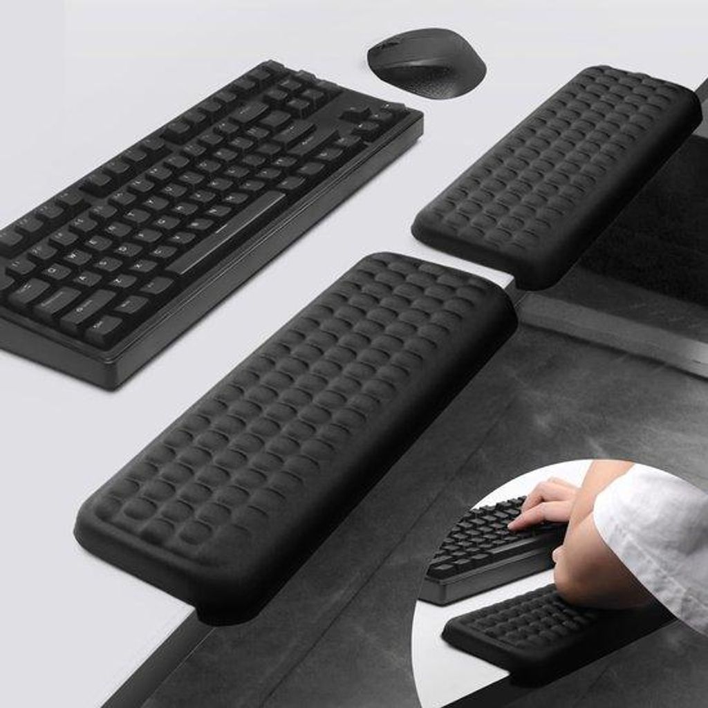 Ergonomická opěrka loktů ve tvaru písmene L pro stůl, s Obrázek produktu 