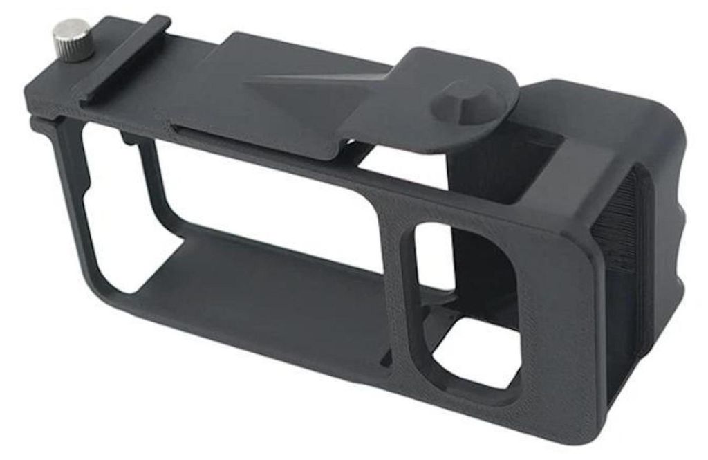 Handheld Bracket Cage Frame für DJI Osmo Action 6 Kamera Zubehör Robust Schwarz