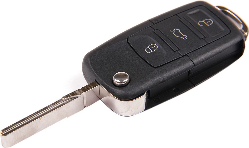 Skladací kľúč pre VW Golf 4 5 Polo 9N Bora Passat 3B 3BG Obrázok produktu 1