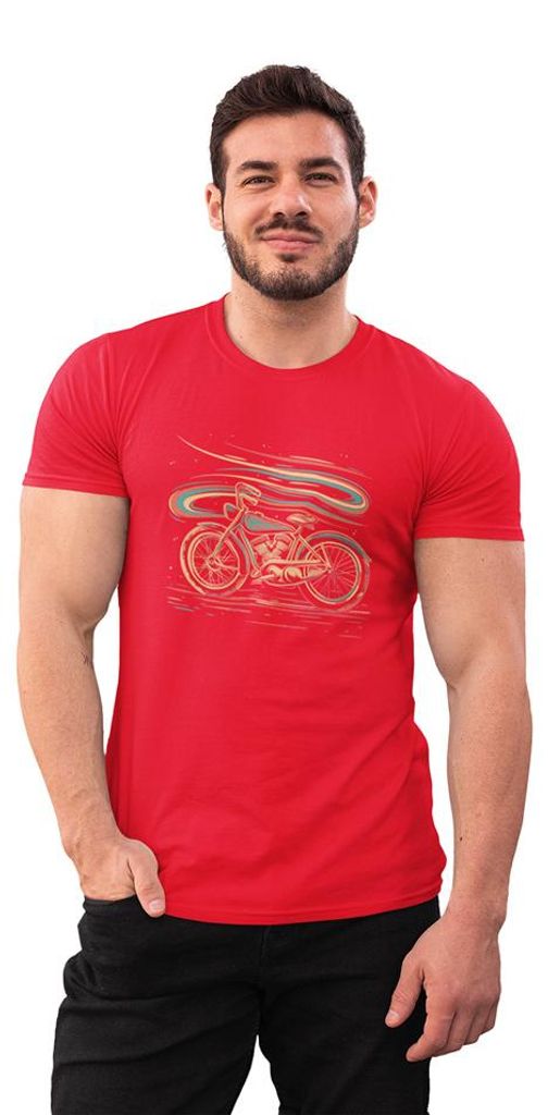 D&B Uni Polo ST00165 Bike Rot-Größe M