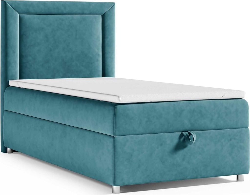 Boxspringbett mit Bettkasten Trinity K-3 SINGLE Bonellfederkern inkl. Topper, mit Lieferung