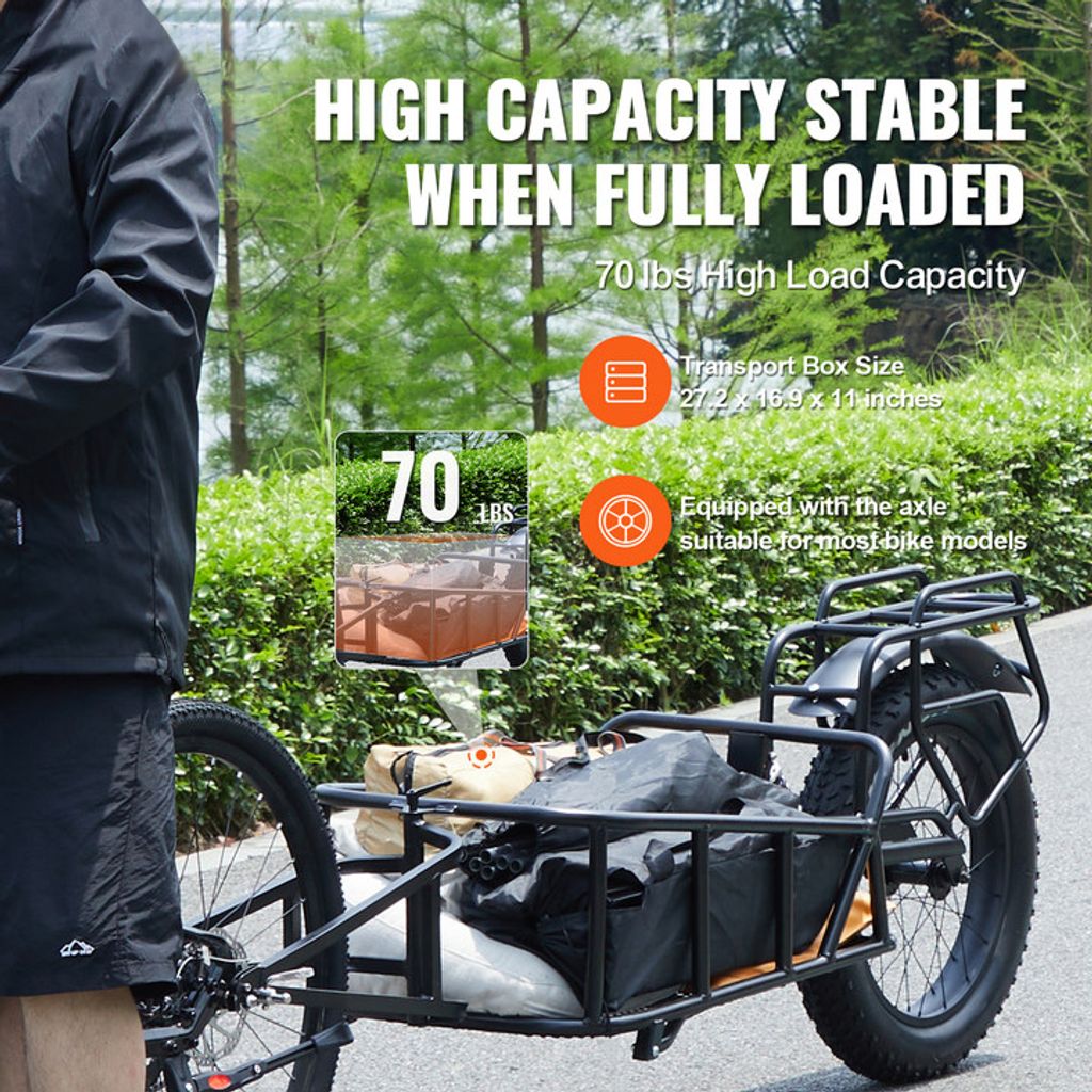 REMORQUE VELO AVEC Bache, Remorque De Transport Cargo Pour Velo, Max 40Kg, 14... EUR 100,95 REMORQUE VELO AVEC Bache, Remorque De Transport Cargo Pour Velo, Max 40Kg, 14... EUR 100,95