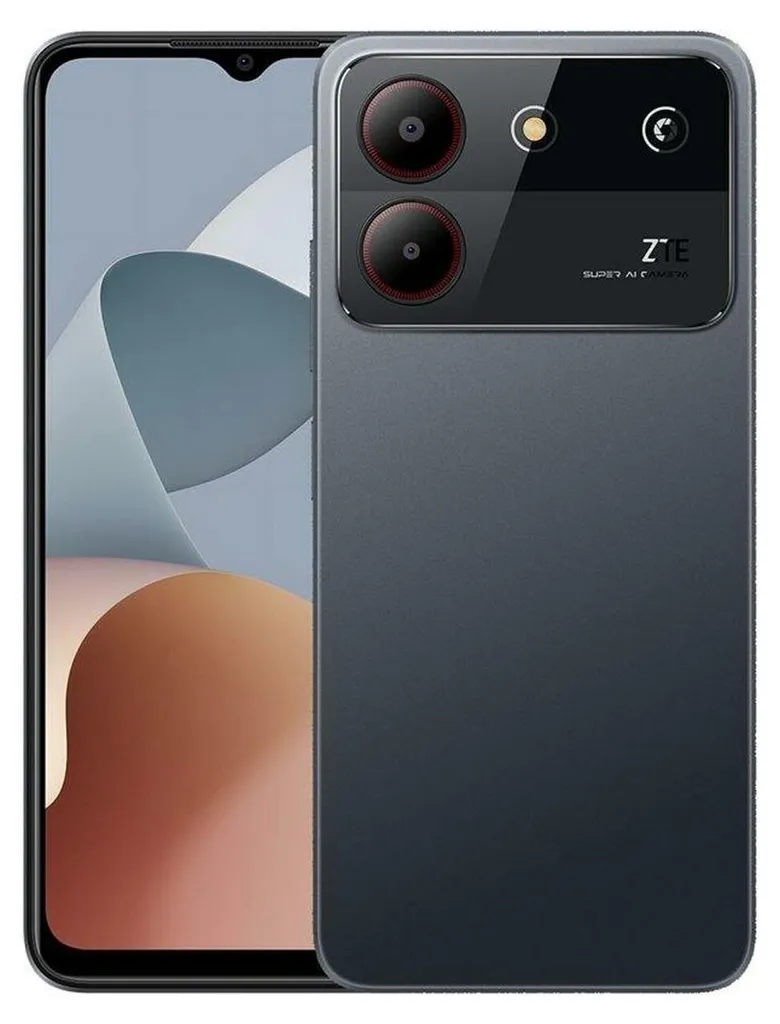 Smartphone ZTE Blade A54 4+128GB Gris 6.6 Pouces Version Italienne