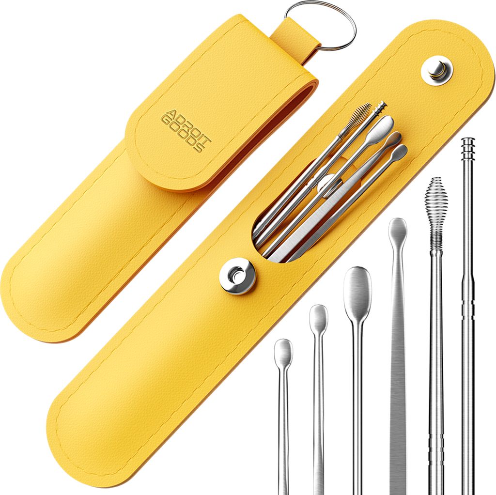 AdroitGoods Ohrenschmalz-Entferner-Set - 6 Stück - Produktbild 