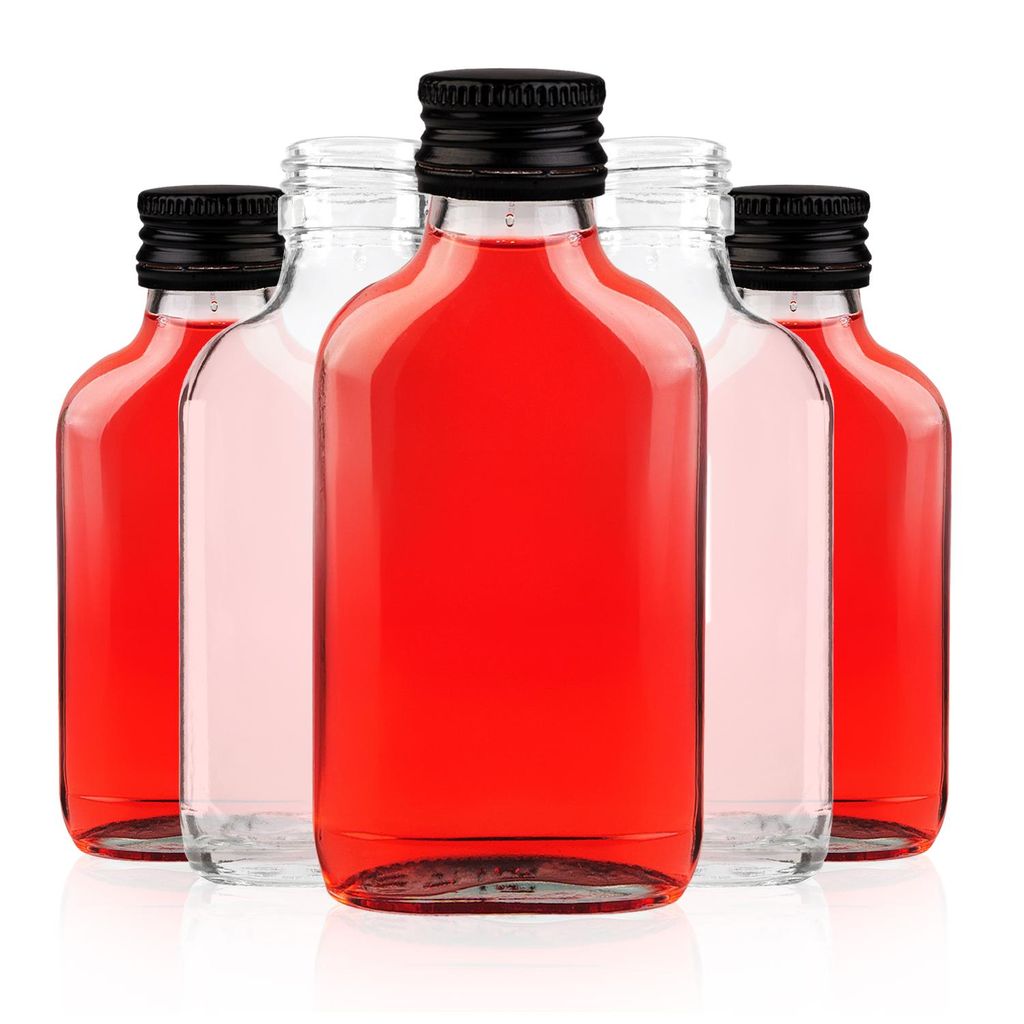 SuperButelki - 10x Butelka szklana PIERSIÓWKA 100 ml, z Zdjęcie produktu 