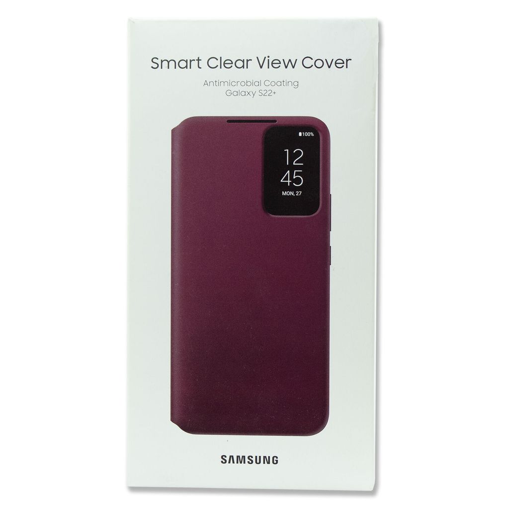 Samsung Smart Clear View kryt pro S22+ vínová Neu Obrázek produktu 
