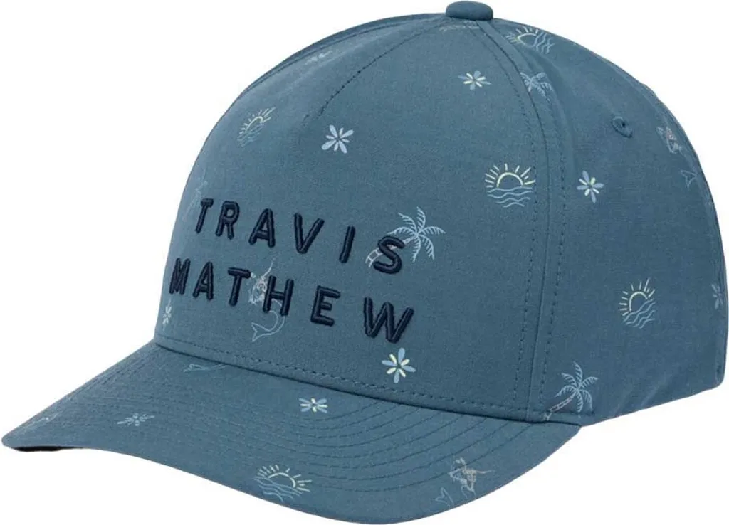 Casquette Travis Mathew Cove Dive Bleue - Taille Unique Confortable