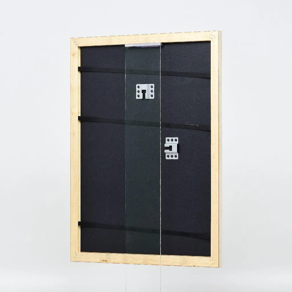Effect Profil 43: Cornice 25x50 Argento Legno e Vetro Artistico - 12